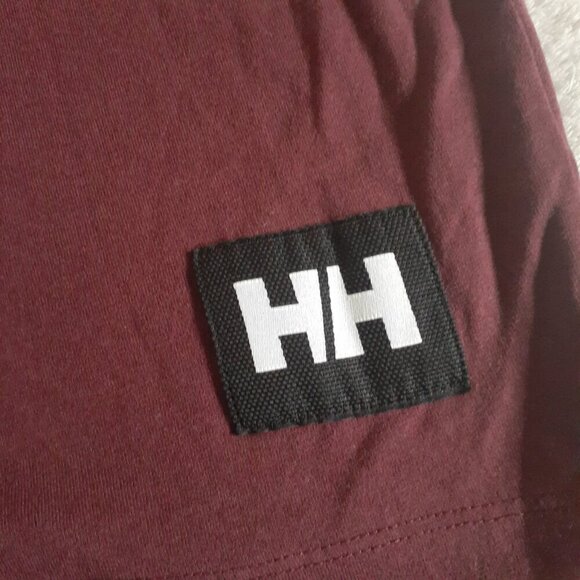 Helly Hansen Men's Size 2XL Burgundy Forest Graphic Crew Neck T-Shirt - Picture 6 of 10